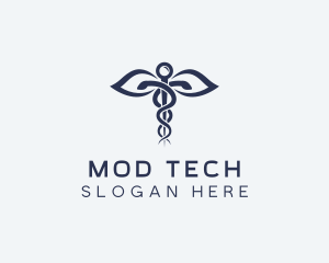 Medical Health Caduceus logo design