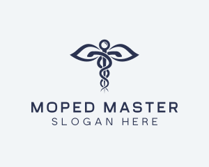 Medical Health Caduceus logo design