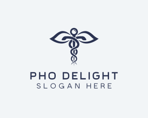 Medical Health Caduceus logo design