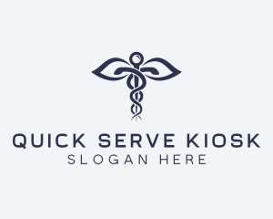 Medical Health Caduceus logo design