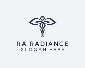 Medical Health Caduceus logo design