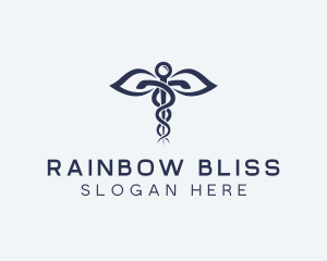 Medical Health Caduceus logo design