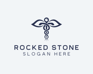 Medical Health Caduceus logo design