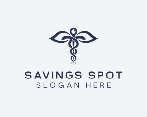 Medical Health Caduceus logo design