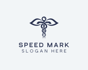 Medical Health Caduceus logo design