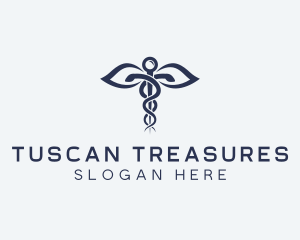 Medical Health Caduceus logo design