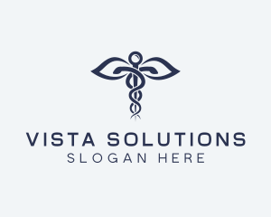 Medical Health Caduceus logo design