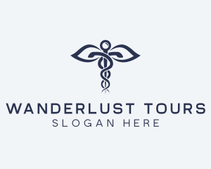 Medical Health Caduceus logo design