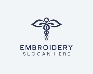 Medical Health Caduceus logo design