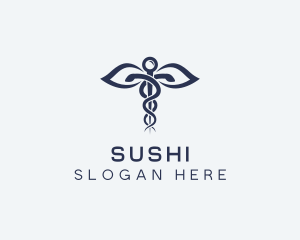 Medical Health Caduceus logo design