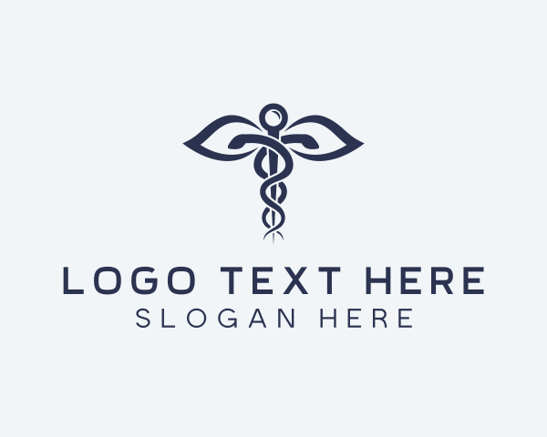 Health - Medical Health Caduceus logo design