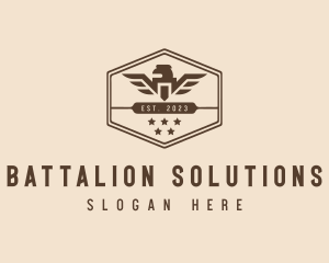 Battalion - Military Army Eagle logo design