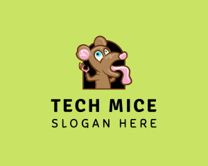 Mice - Pest Control Rat logo design