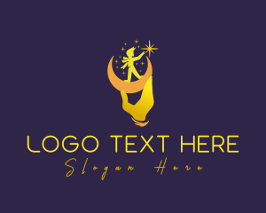 Young - Starry Night Child logo design