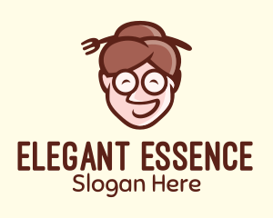 Mature - Jolly Grandmother Diner logo design