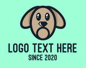 Cartoonish - Black Diamond Puppy Dog logo design