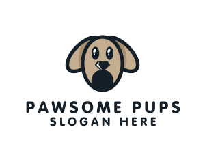 Diamond Puppy Dog logo design