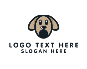 Cartoonish - Diamond Puppy Dog logo design