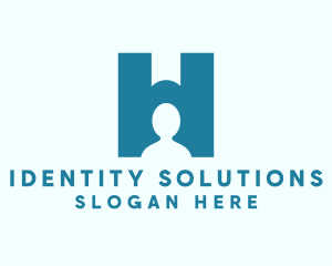 Identification - Human Community Letter H logo design