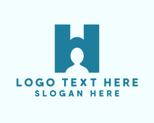 Staff - Profile Letter H logo design