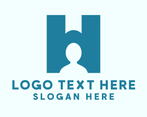 Identity - Profile Letter H logo design