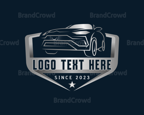 Car Detailing Transporataion Logo