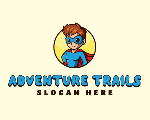 Cartoon Superhero Costume logo design