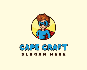 Cartoon Superhero Costume logo design