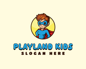 Cartoon Superhero Costume logo design