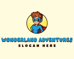 Cartoon Superhero Costume logo design