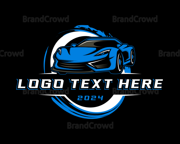 Race Car Automotive Logo