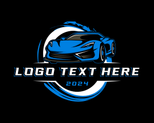 Transport - Race Car Automotive logo design