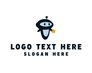 Kids - Toy Robot Star logo design