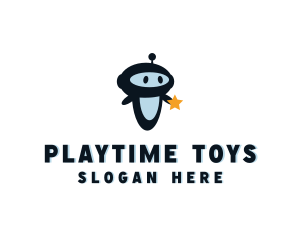 Toys - Toy Robot Star logo design