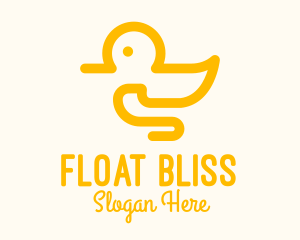 Yellow Duck Toy logo design