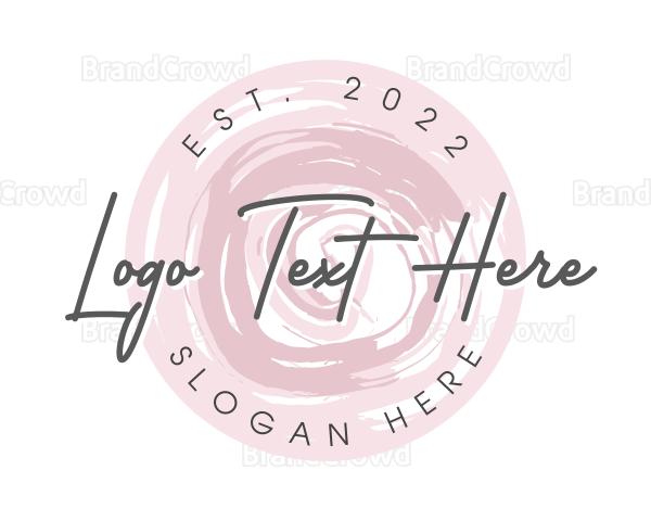 Round Fashion Wordmark Logo