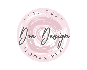 Round Fashion Wordmark logo design