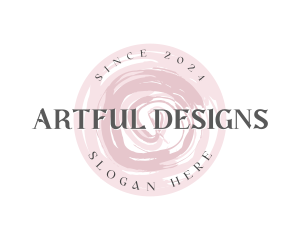 Round Fashion Wordmark logo design