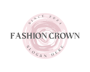 Round Fashion Wordmark logo design