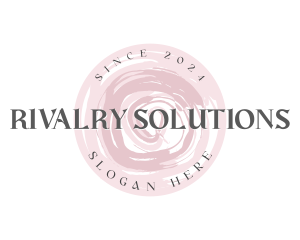 Round Fashion Wordmark logo design