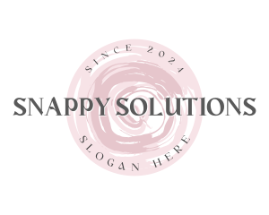 Round Fashion Wordmark logo design