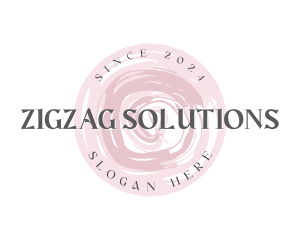 Round Fashion Wordmark logo design