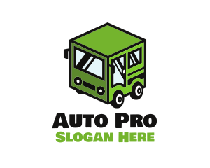 Automotive - Cube Automotive Van Truck logo design