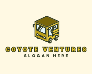 Cube Automotive Van Truck logo design