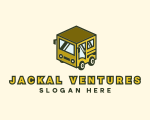 Cube Automotive Van Truck logo design