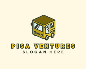 Cube Automotive Van Truck logo design