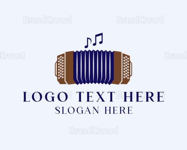 Squeezebox Accordion Music Logo