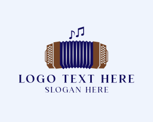 Squeezebox Accordion Music Logo