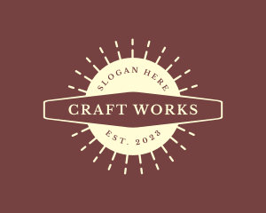 Crafting - Crafting Shop Business logo design