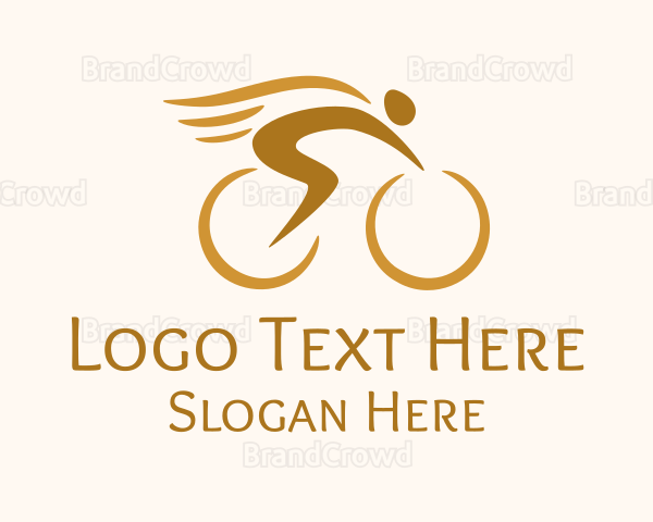 Biker Bicycle Cyclist Logo